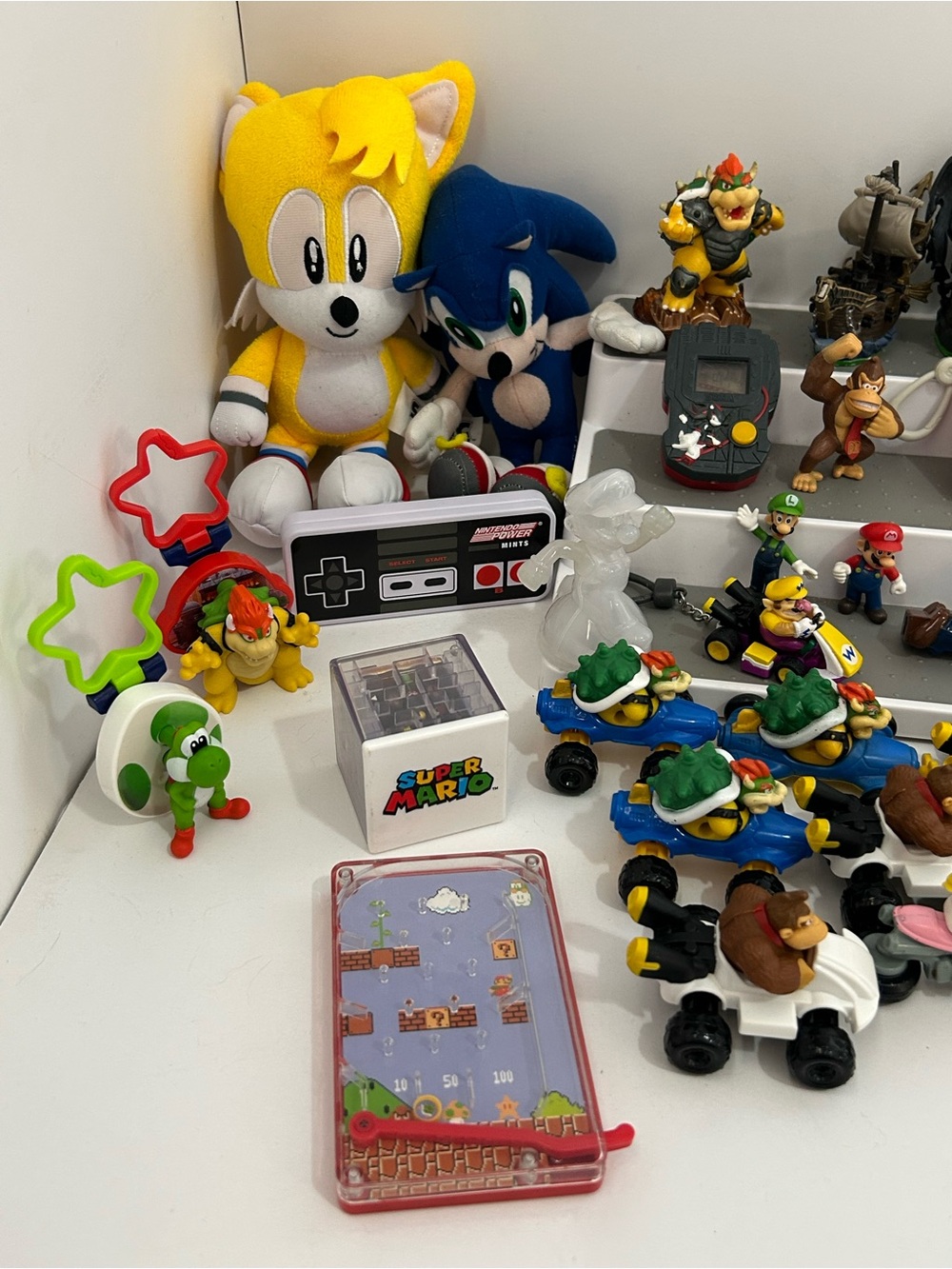 Nintendo Super Mario & Sonic the Hedgehog Toys & Plush Lot - Picture 2 of 8